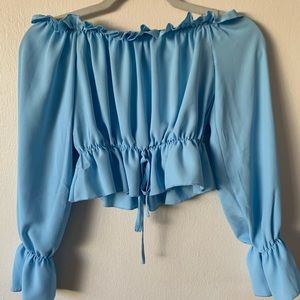 Super offshoulder crop top